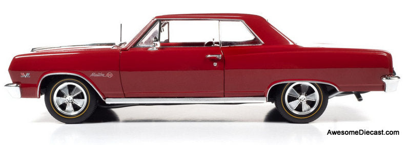 1965 Chevrolet Chevelle SS Z16 (MCACN), Regal Red 1:18 Diecast Model Car by Auto World