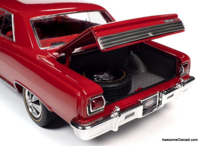 1965 Chevrolet Chevelle SS Z16 (MCACN), Regal Red 1:18 Diecast Model Car by Auto World