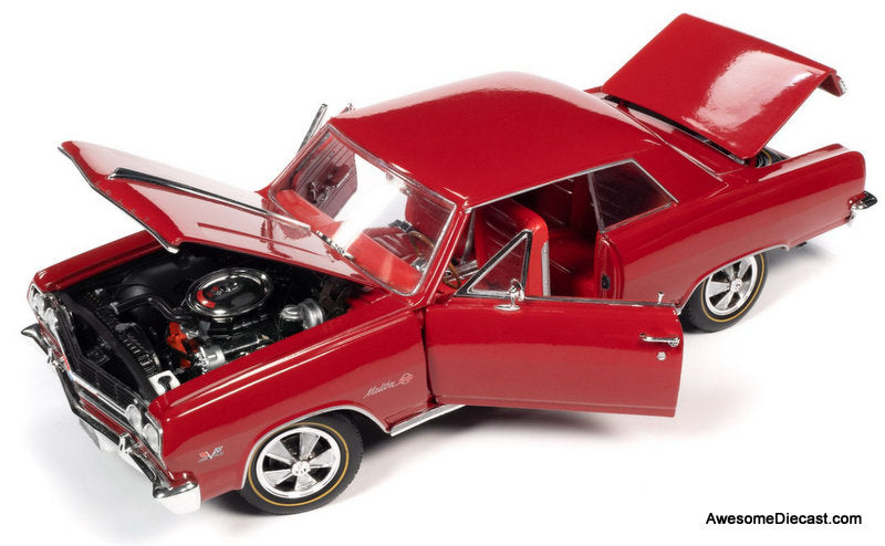 1965 Chevrolet Chevelle SS Z16 (MCACN), Regal Red 1:18 Diecast Model Car by Auto World