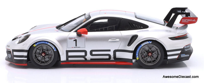 Porsche 911 GT3 Cup #1 Track Experience 2023 1:18 Diecast Model Car by IXO