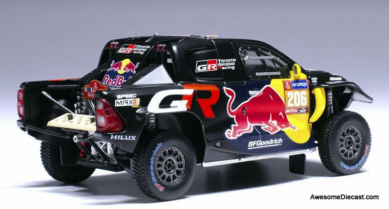 Toyota GR DKR Hilux #206 Team Toyota 1:18 Diecast Model Truck by IXO