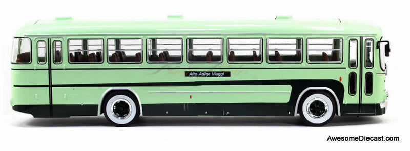 1972 Fiat 306-3 Alto Adige Viaggi Bus Lines 1:43 Diecast Model Bus by IXO