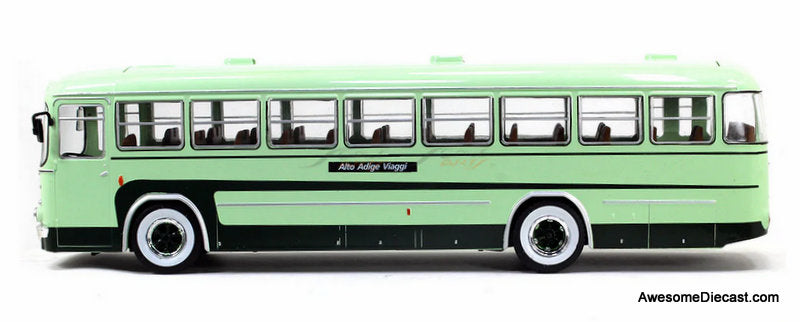 1972 Fiat 306-3 Alto Adige Viaggi Bus Lines 1:43 Diecast Model Bus by IXO