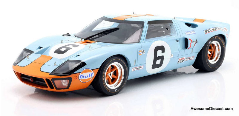 1969 Ford GT40 Mk I #6 1:12 Diecast Model Car by Werk83