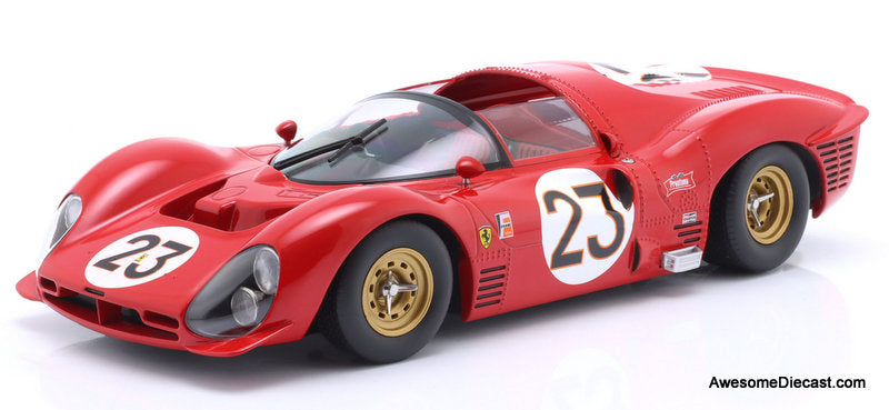 Ferrari 330 P3 Spider #23 Winner 24h Daytona 1967 1:18 Diecast Model Car by Werk83