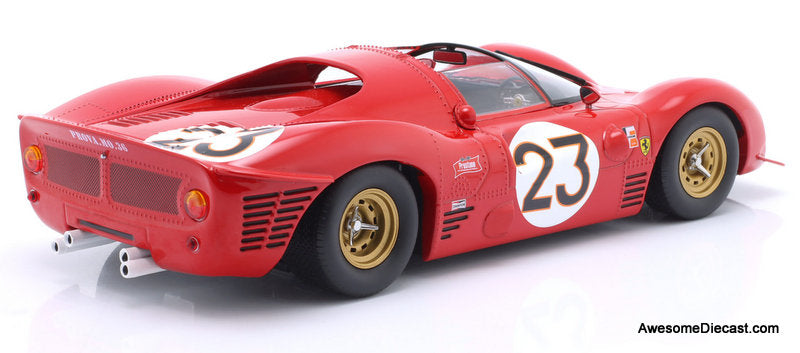 Ferrari 330 P3 Spider #23 Winner 24h Daytona 1967 1:18 Diecast Model Car by Werk83