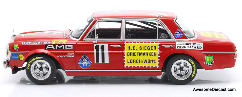 Mercedes-Benz AMG 300 SEL #11 (Red Pig) 1:18 Diecast Model Car by Werk83