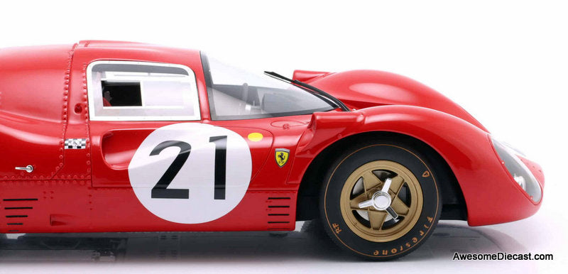 Ferrari 330 P4 Berlinetta 4.0L V12, #21 1:12 Diecast Model Car by Werk83