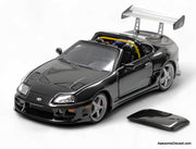 Toyota Supra Targa, Black 1:64 Diecast Model Car by Fast & Speed