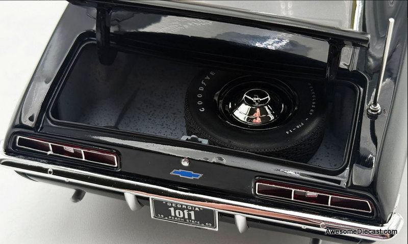 1969 Chevrolet COPO Camaro - 1 of 1, Black 1:18 Diecast Model Car by ACME