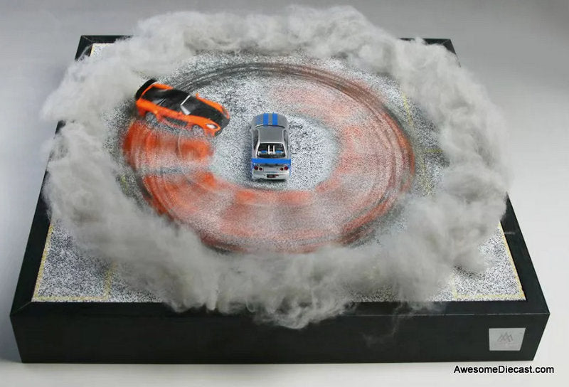 Car Drift Turntable Scene 1:64 Diorama by MoreArt