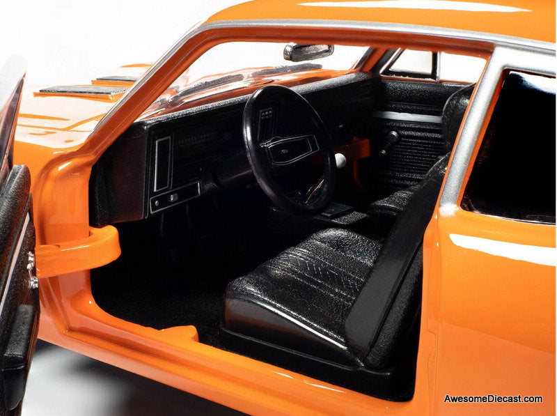 1970 Chevrolet Nova SS, Orange 1:18 Diecast Model Car by Auto World