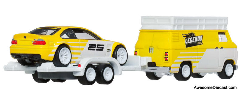 Hot Wheels Legends Tour Team Transport BMW M3 & HW Rally Hauler 1:64 Diecast Model Vehicles by Hot Wheels