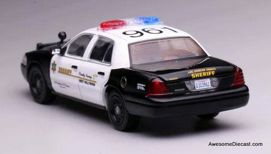 Ford Crown Victoria Los Angeles County Sheriff Department (West Hollywood Branch) 1:64 Diecast Model Car by 596 Model