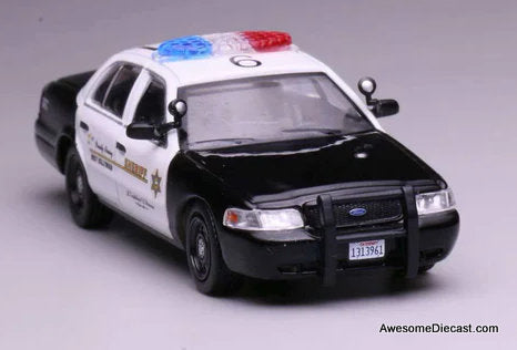 Ford Crown Victoria Los Angeles County Sheriff Department (West Hollywood Branch) 1:64 Diecast Model Car by 596 Model