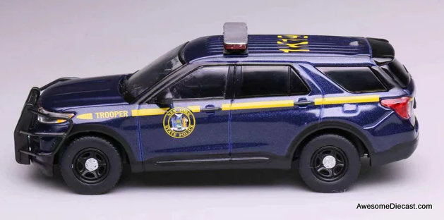 2020 Ford Police Interceptor: New York State Trooper 1:64 Diecast Model Car by 596 Model