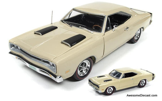 1969 Dodge Coronet Super Bee 2 Car Set 1:18 Diecast Model Car by Auto World