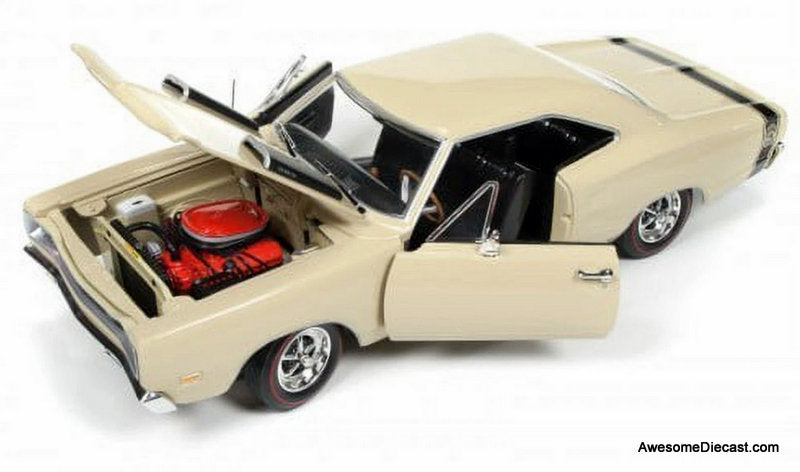 1969 Dodge Coronet Super Bee 2 Car Set 1:18 Diecast Model Car by Auto World
