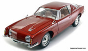 1963 Studebaker Avanti, Dark Red 1:18 Diecast Model Car by Signature Models