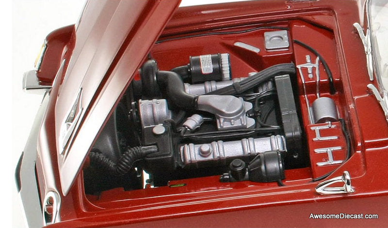 1963 Studebaker Avanti, Dark Red 1:18 Diecast Model Car by Signature Models