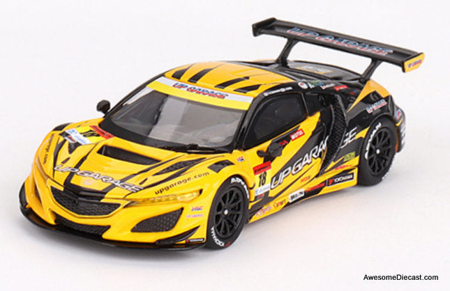 Honda NSX GT3 EVO22 #18 "Upgarage NSX GT3" TTeam Upgarage 2023 Super GT Series 1:64 Diecast Model Car by Mini GT