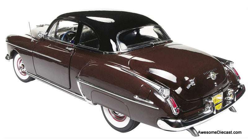 1950 Oldsmobile 88, Maroon/Black 1:18 Diecast Model Car by Auto World