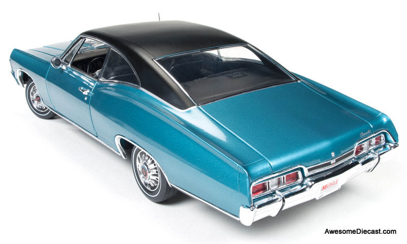1967 Chevrolet Impala SS 427, Metallic Blue 1:18 Diecast Model Car by Auto World