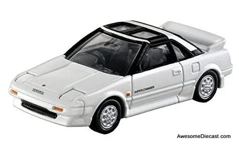 1986 Toyota MR2, White 1:60 Diecast Model Car by Tomica