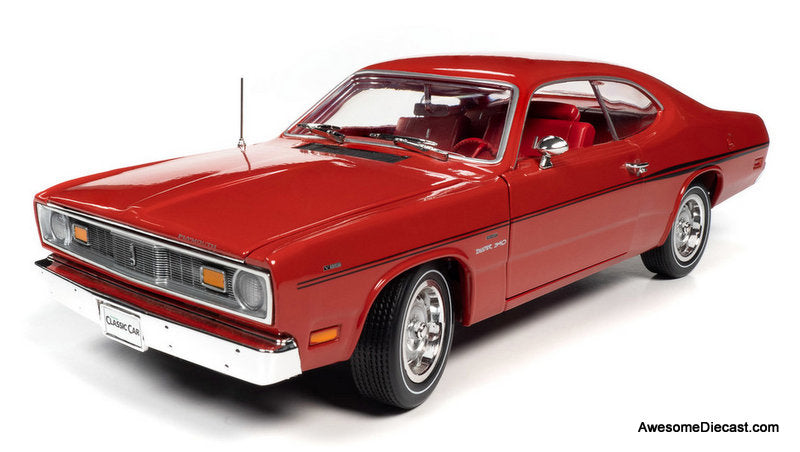1970 Plymouth Duster 340 Hardtop, Rally Red 1:18 Diecast Model Car by Auto World
