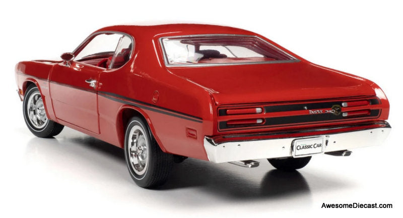 1970 Plymouth Duster 340 Hardtop, Rally Red 1:18 Diecast Model Car by Auto World
