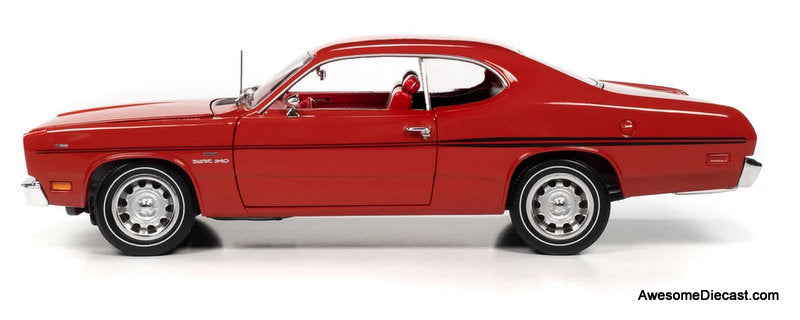 1970 Plymouth Duster 340 Hardtop, Rally Red 1:18 Diecast Model Car by Auto World