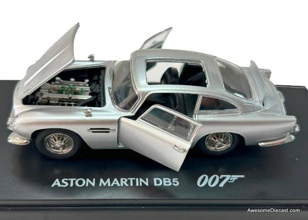 Aston Martin DB5, Silver (James Bond 007) 1:43 Diecast Model Car by Dongguan X Model