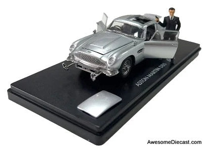 Aston Martin DB5, Silver (James Bond 007) 1:43 Diecast Model Car by Dongguan X Model