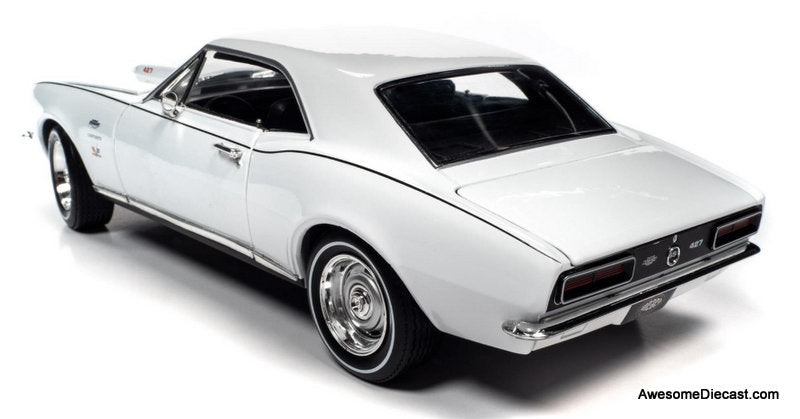 1967 Yenko Chevrolet Camaro SS 427 White 1:18 Diecast Model Car by Auto World