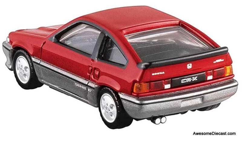 Honda Ballade Sports CRX, Red/Silver 1:60 Diecast Model Car by Tomica