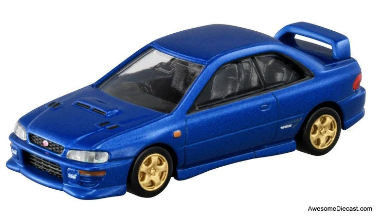 Subaru Impreza WRX Type R STi Version, Metallic Blue 1:61 Diecast Model Car by Tomica