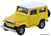 Toyota Land Cruiser, Yellow/White 1:60 Diecast Model Car by Tomica