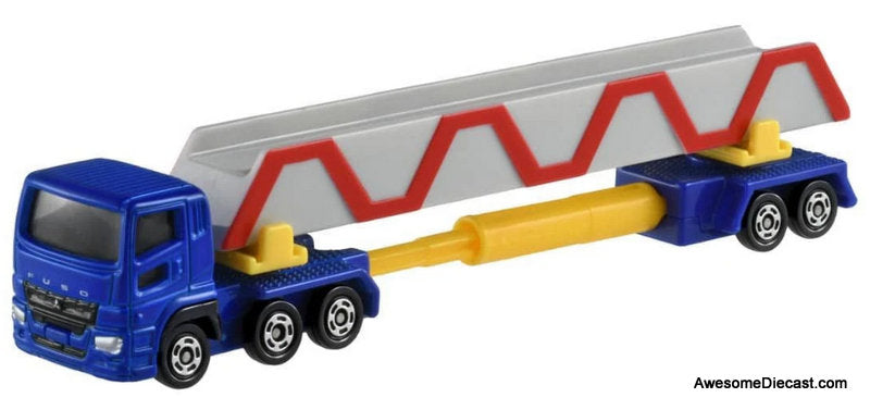 Mitsubishi Fuso Super w/Great Pole Trailer Diecast Model Truck by Tomica