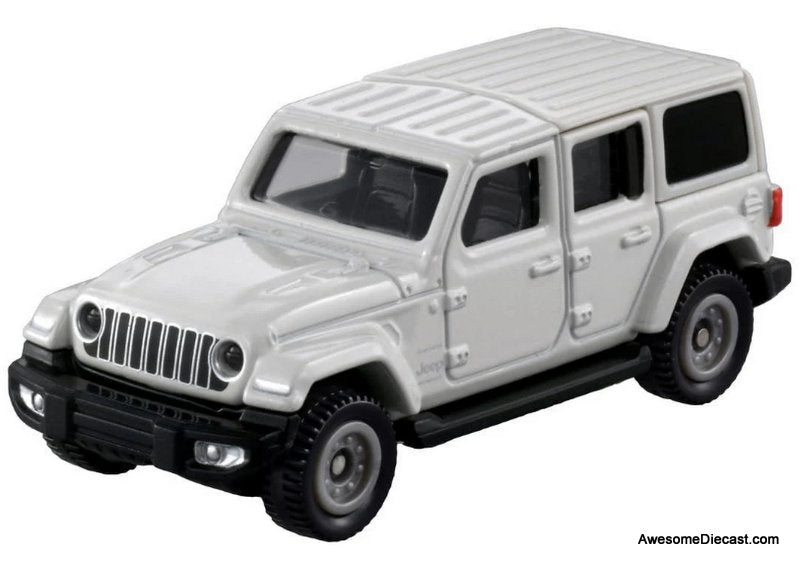Jeep Wrangler, White 1:65 Diecast Model Car by Tomica