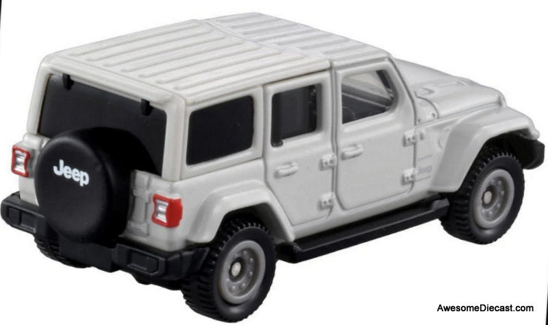 Jeep Wrangler, White 1:65 Diecast Model Car by Tomica