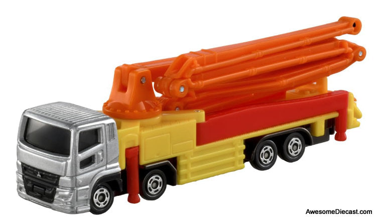 Mitsubishi Fuso Super Great Concrete Pumping Truck Diecast Model Truck by Tomica