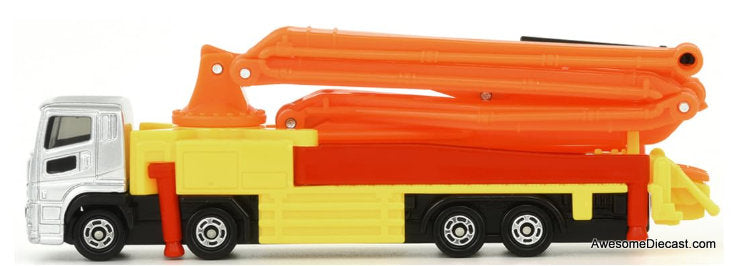 Mitsubishi Fuso Super Great Concrete Pumping Truck Diecast Model Truck by Tomica