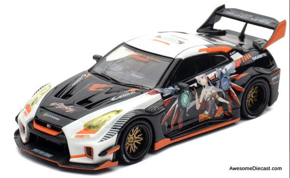 Nissan GT-R R35 Wide Body: AORUS X 1:64 Diecast Model Car by Inno64