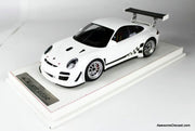 Porsche 911 GT3 R, White 1:18 Resin Cast Model Car by GL Model