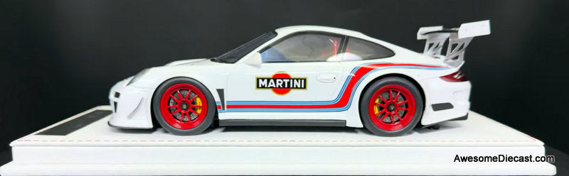 Porsche 911 GT3 R, Martini Livery 1:18 Resin Cast Model Car by GL Model