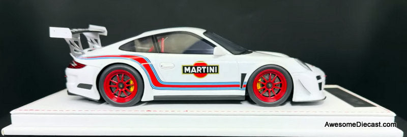 Porsche 911 GT3 R, Martini Livery 1:18 Resin Cast Model Car by GL Model