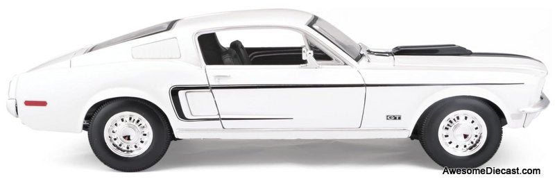 1968 Ford Mustang GT Cobra Jet 1:18 Diecast Model Car by Maistro