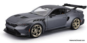 2025 Ford Mustang GTD, Metallic Gray 1:18 Diecast Model Car by Maisto