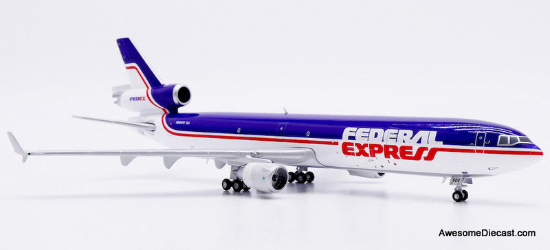 McDonnell Douglas MD11: Fedex Federal Express (Reg #N604FE) 1:400 Diecast Model Plane by JC Wings