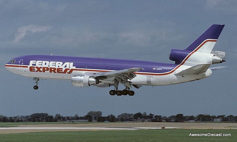 McDonnell Douglas MD11: Fedex Federal Express (Reg #N604FE) 1:400